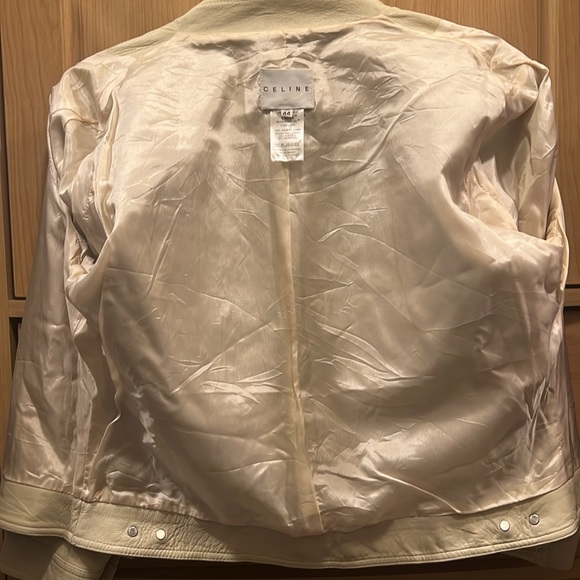 CELINE 100% Lambskin Women’s Jacket size 44. Made in France. Perfect condition. - Picture 13 of 17